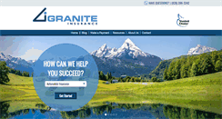 Desktop Screenshot of graniteinsurance.com
